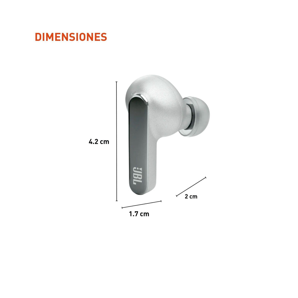 JBL Live Pro 2 TWS - Noise Cancelling Earbuds - Silver