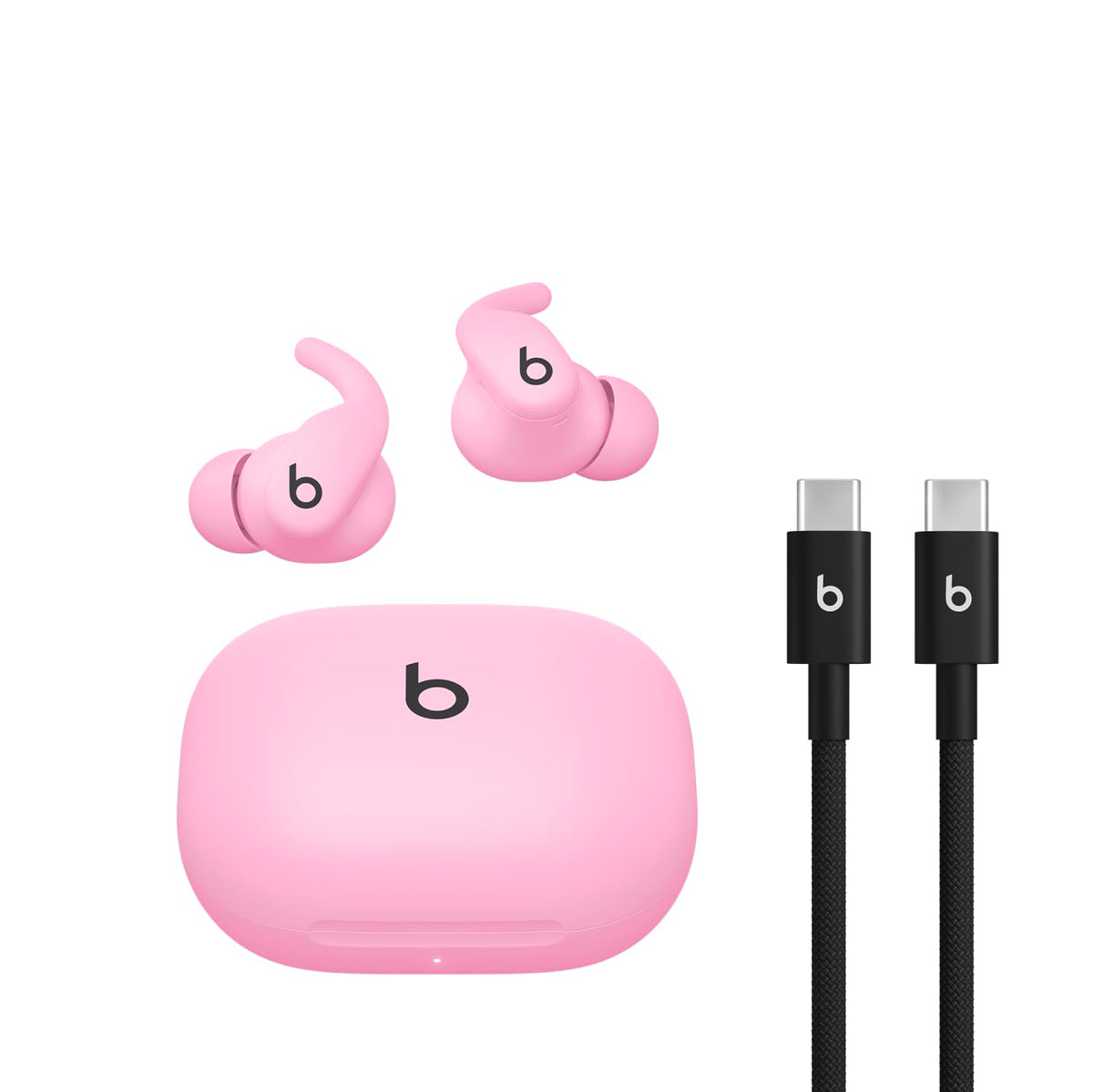 Beats Powerbeats Fit - Wireless Noise Cancelling Workout Earbuds with Secure-Fit Wingtips, Up to 30-Hour Battery Life, Sweat & Water Resistant, Apple & Android Compatible - Jet Black