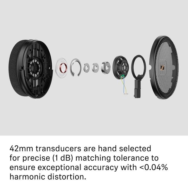 Sennheiser HD 660S2 - Audiophile Open-Back Over Ear Headphones with Deep Bass Extension and Refined Acoustic Performance, Over-Ear Headphones for PC, Music, Gaming, Podcasts, Premium Black
