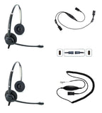 HD-150 Headset Training Bundle for Phones | Agent Supervising, Coaching for Office and Call Center | Compatible with All Telephones with H/S Port Including Polycom Mitel Cisco Avaya Yealink