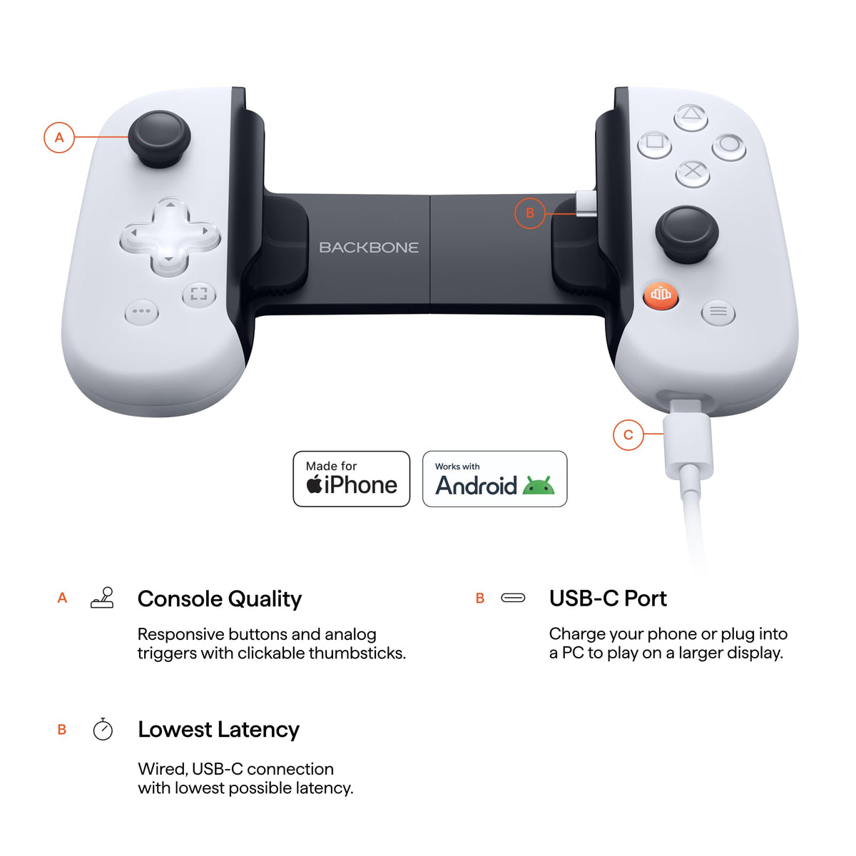 BACKBONE Pro Gaming Controller, Xbox Edition