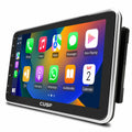 CUSP 10.1 Inch Android Car Stereo Radio, Double Din Touchscreen Head Unit with Wireless CarPlay Android Auto, 1280×720 QLED Display,GPS Navigation,Bluetooth,WiFi,DSP,SWC,Backup Camera,Manual Rotation