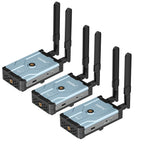 4K Wireless HDMI Transmitter and Receiver, 500FT/60MS Low Latency HD Extender Kit with HDMI Loop Out, 2.4/5GHz Dual-Band Full HD for Video Tx&Rx Camera/Laptop/Monitor/TV/Projector/Netflix