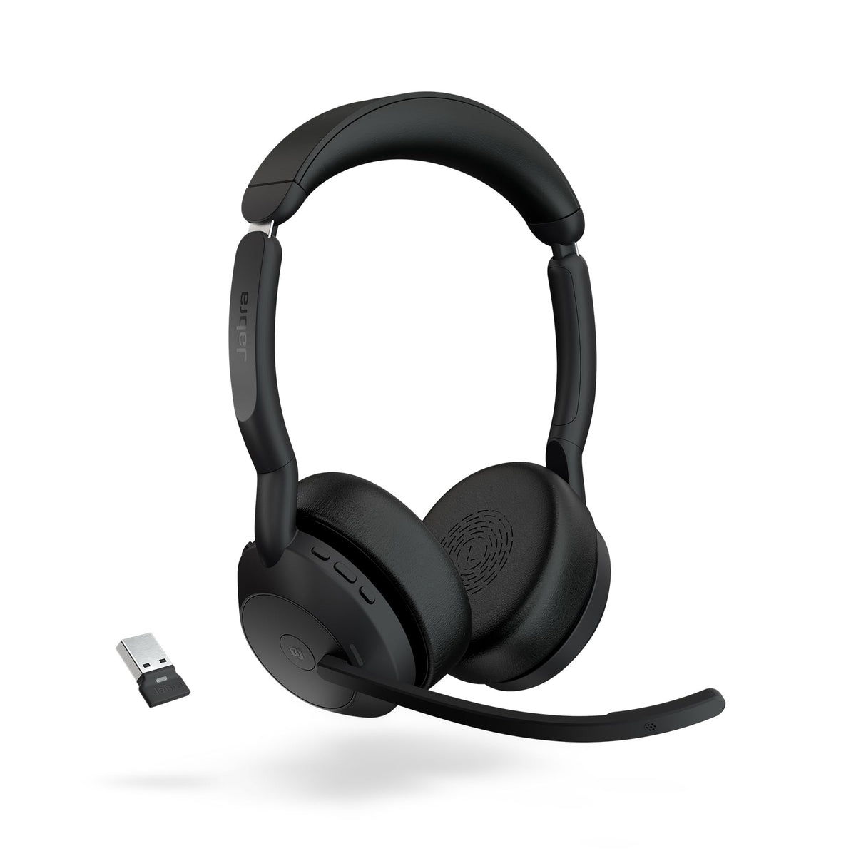Jabra Evolve2 55 Stereo Wireless Headset with ANC, Black