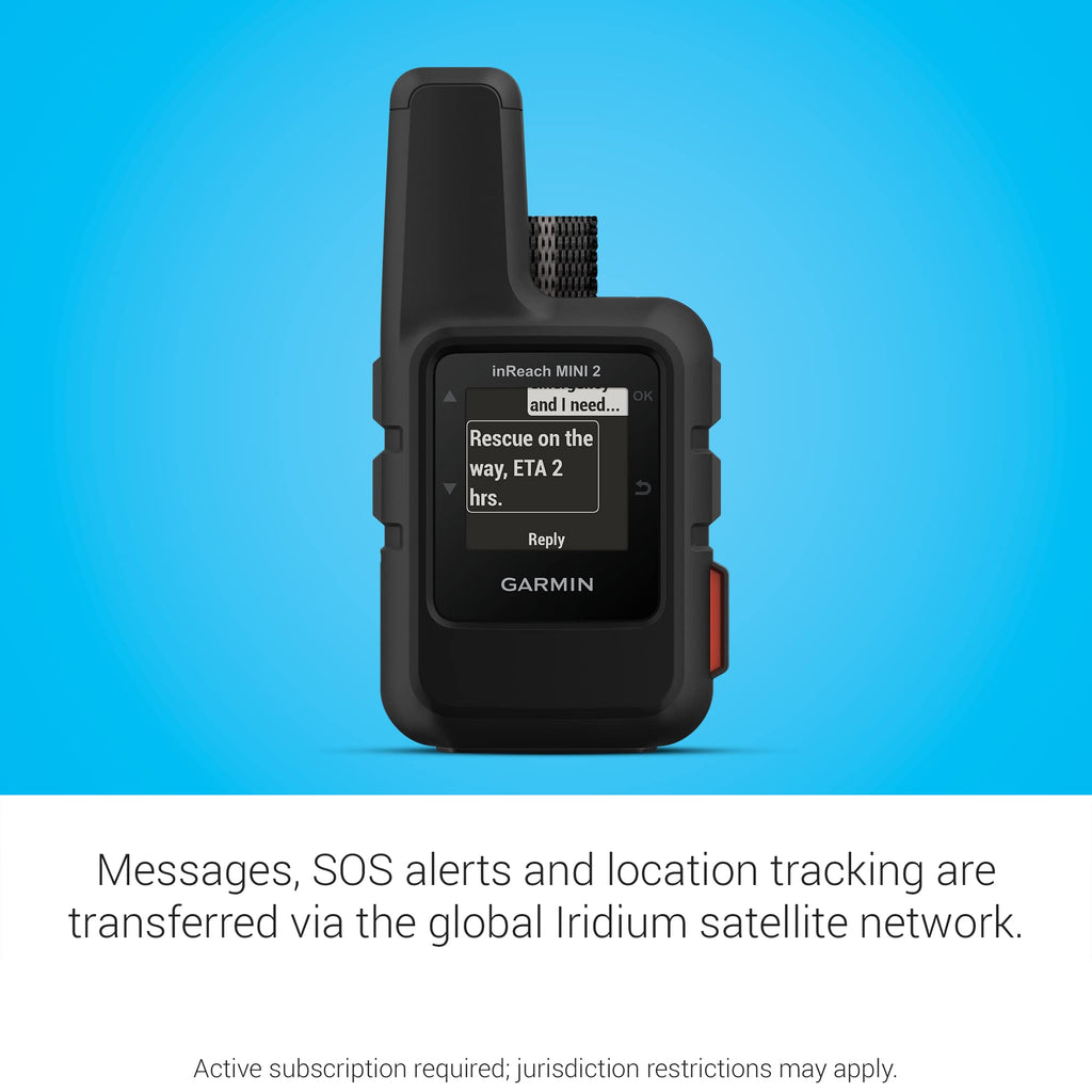 Garmin inReach® Mini 2, Satellite Communicator, Black