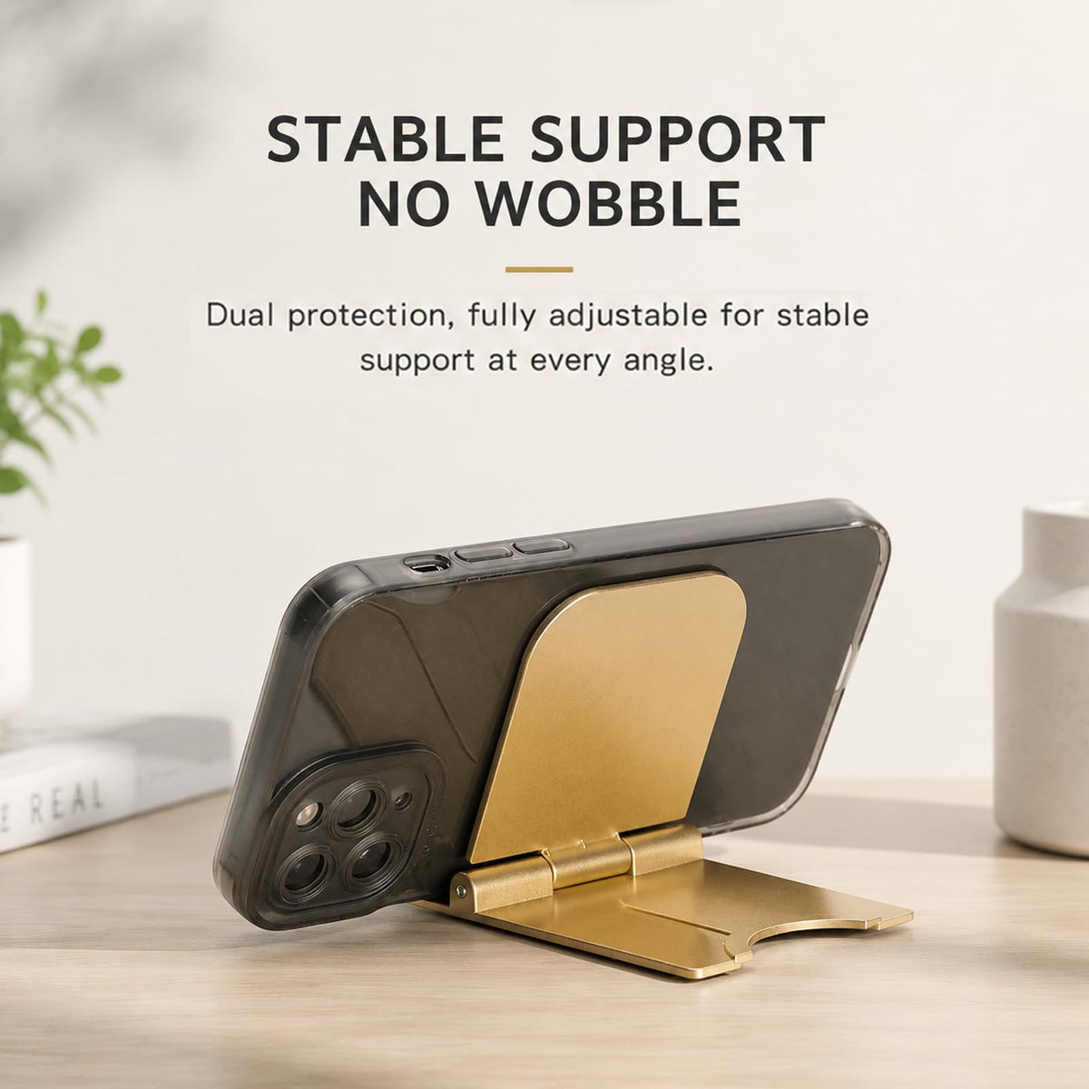 Custom Phone Stand Bulk with Logo, Promotional Tech Gifts for Business, Employee Appreciation Gifts, Trade Show Giveaways & Conference Swag, Custom Desk Accessories for Office & Events,100 Pack