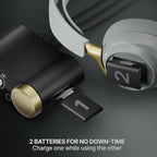 SteelSeries Arctis Nova Elite - Hi-Res Wireless Gaming Headset - Sage/Gold