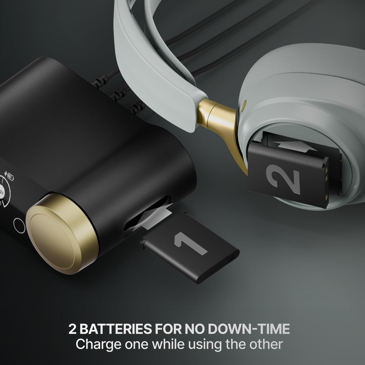 SteelSeries Arctis Nova Elite - Hi-Res Wireless Gaming Headset - Sage/Gold