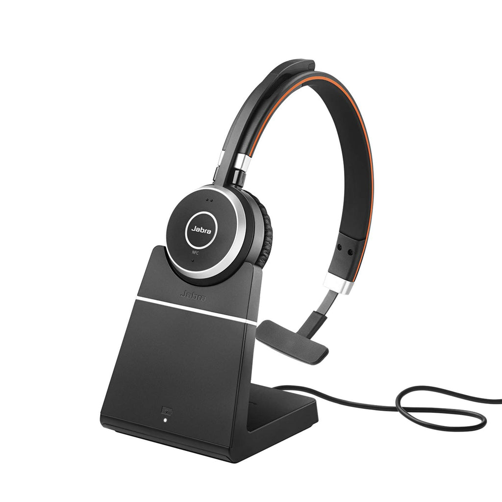 Jabra Evolve 65 MS Wireless Headset, Stereo – Includes Link 370 USB Adapter – Bluetooth Headset with Industry-Leading Wireless Performance, Advanced Noise-Cancelling Microphone, All Day Battery
