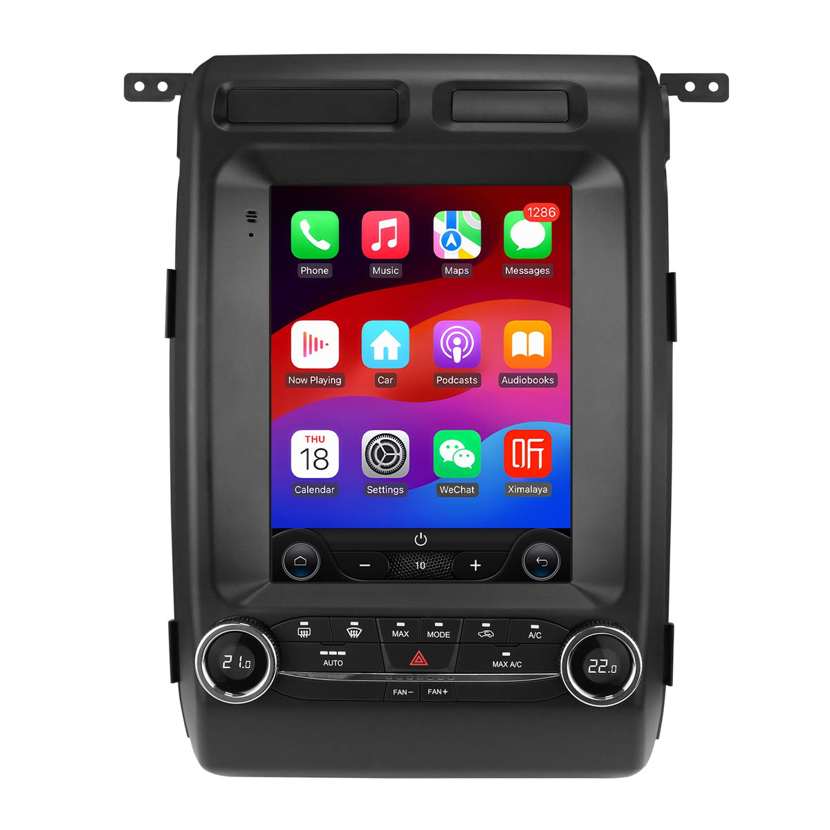 Android14 10.4 inch HD Touchscreen Car Radio Upgrade for F150 2009-2014 Wireless Carplay | Android Auto 2G+64G WiFi GPS Navigation Bluetooth 5.0 FM,SWC,Car Tablet