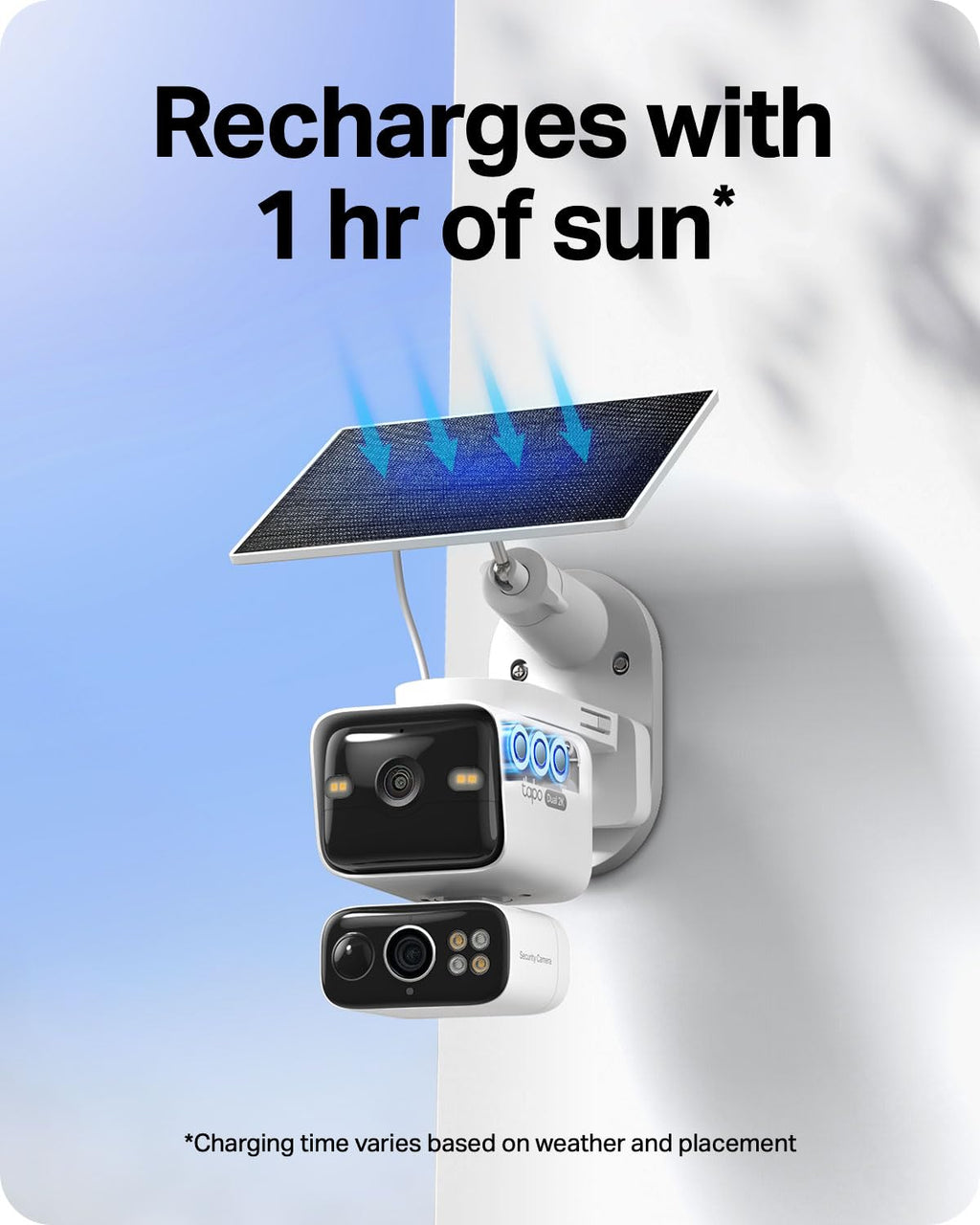 Tapo 4K Dual Lens Pan/Tilt Security Camera Wireless Outdoor, C675D KIT
