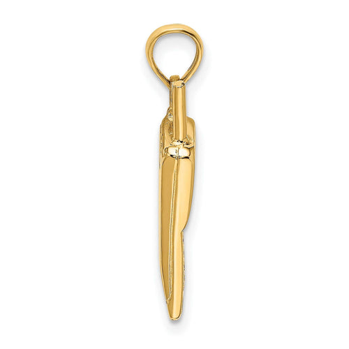 14k Yellow Gold Retro Cell Phone Pendant in Rhodium Two Tone Finish, Unisex Tech Jewelry Charm with Detailed Old School Design, Statement Hip Hop Accessory for Vintage 90s Style Enthusiasts
