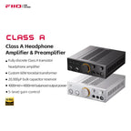 FIIO Class A Desktop Class A Headphone Amplifier, 4000mW+4000mW Balanced Output, Fully Balanced Circuit, 5-Level Gain, Bass & Treble Control