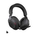 Jabra Evolve2 85 Wireless PC Headset – Noise Cancelling UC Certified Stereo Headphones with Long-Lasting Battery – USB-C Bluetooth Adapter – Black