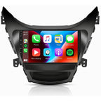SIXWIN Android 13 6G+128G Car Stereo for Hyundai Elantra 2011 2012 2013 9 Inch Touch Screen Car Radio with CarPlay Android Auto Bluetooth Weather Forecast 59UI GPS Navigation WiFi Network Radio 32EQ