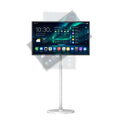 Zarael 43 Inch Smart Portable TV, 4K Touchscreen Display with Built-in 20000mAh Battery, Android 14, 8GB RAM 128GB Storage, WiFi and Bluetooth, for Home Entertainment and Workouts