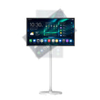 Zarael 43 Inch Smart Portable TV, 4K Touchscreen Display with Built-in 20000mAh Battery, Android 14, 8GB RAM 128GB Storage, WiFi and Bluetooth, for Home Entertainment and Workouts