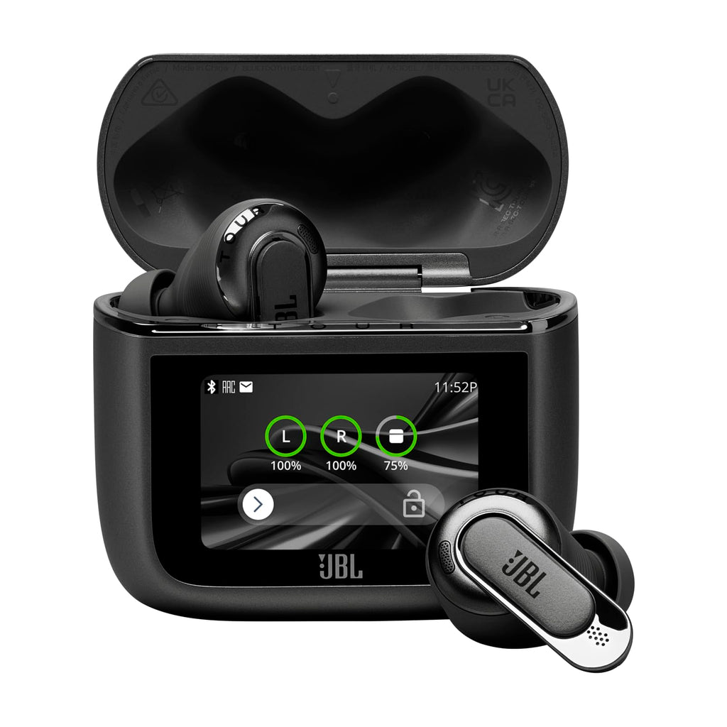 JBL Tour Pro 3 True Wireless Earbuds, Smart Noise Cancelling - Black