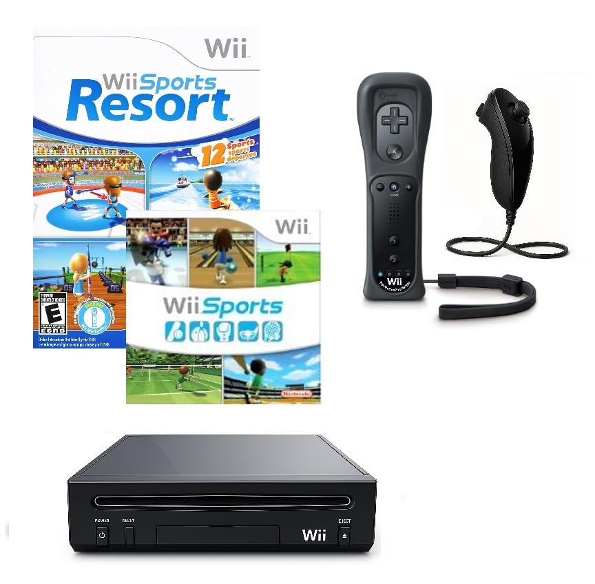 Nintendo Wii Sports & Resort Special Value Edition (Renewed) (2 Player White)