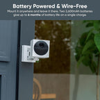 Cam Outdoor Starter Bundle v2 (2 Camera + Base Station) - 1080p HD Wireless Home Security Camera, Battery-Powered, IP65 Rated, Color Night Vision, 2-Way Audio, Compatible with Alexa & Google