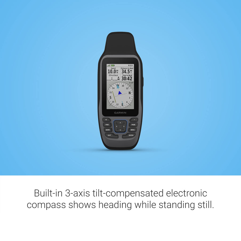 Garmin GPSMAP 79sc, Marine GPS Handheld Preloaded with BlueChart g3 Coastal Charts, Rugged Design and Floats in Water