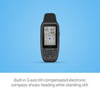 Garmin GPSMAP 79sc, Marine GPS Handheld Preloaded with BlueChart g3 Coastal Charts, Rugged Design and Floats in Water