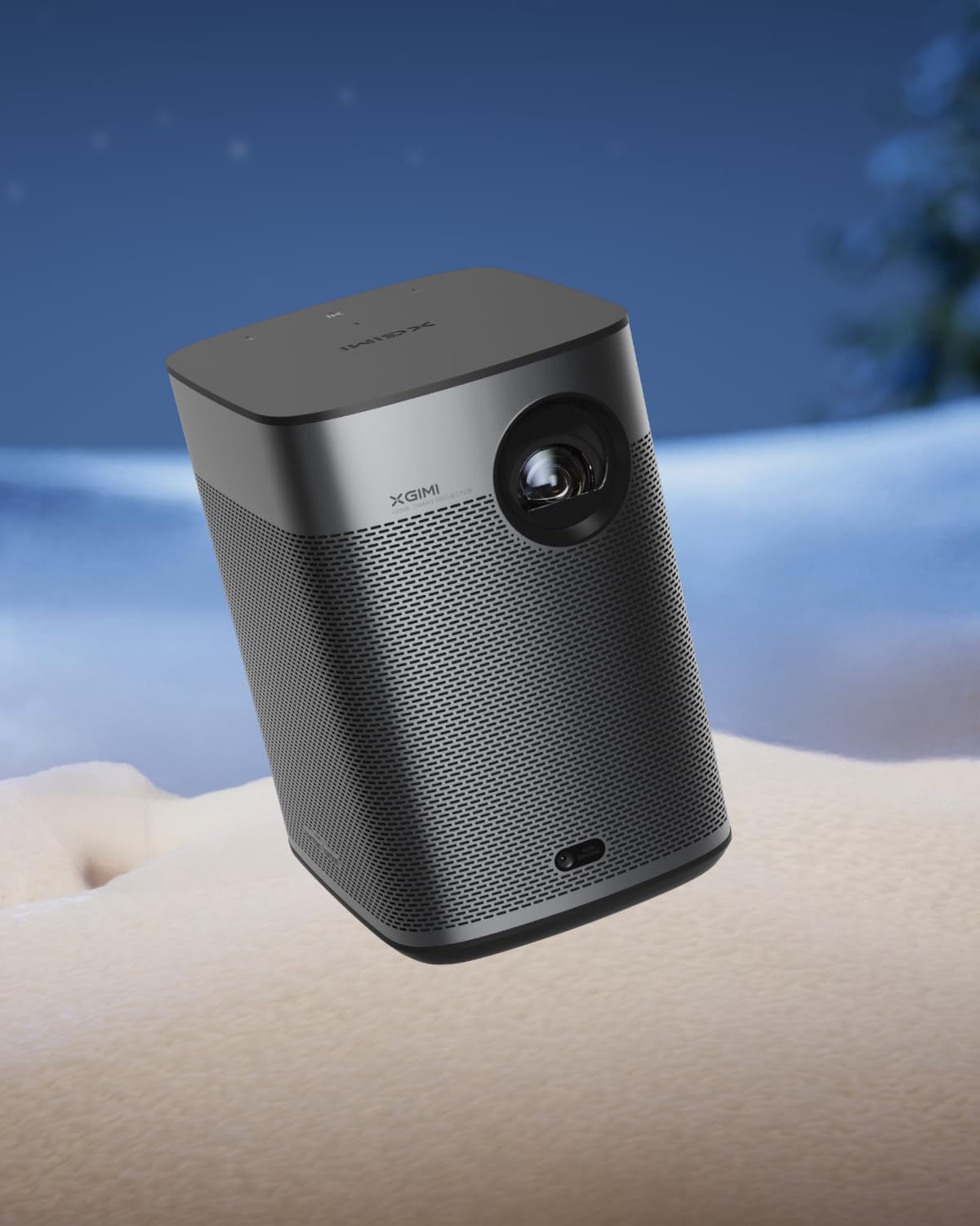 XGIMI Halo+ Portable Projector, Google TV, Licensed Netflix, 700 ISO Lumens