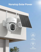 ANNKE Solar Camera System Wireless Outdoor PT, 4K NVR & 4X 4MP Cam, 1TB HDD
