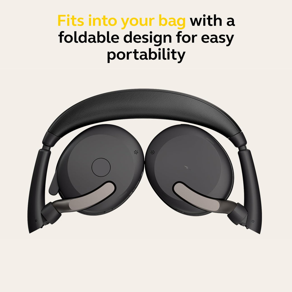 Jabra Evolve2 65 Flex Wireless Stereo Headset with Hybrid ANC, Black