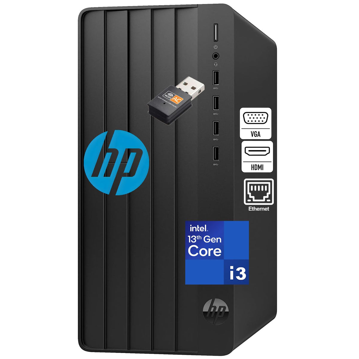 HP Desktop Tower 290 G9| Intel 13th CPU | 8GB DDR4 | 256GB SSD