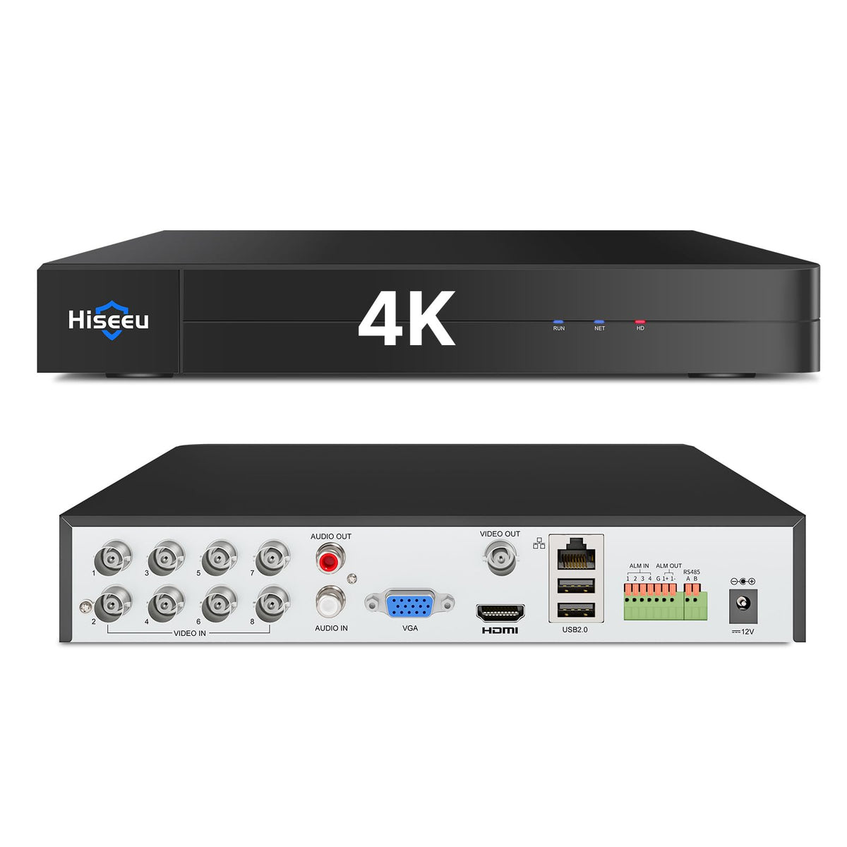 Hiseeu 16 Channel 4K Security DVR 8MP Digital Video Recorder