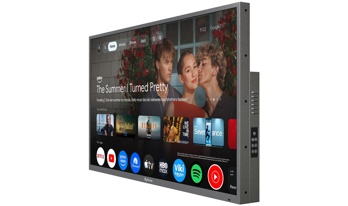 SYLVOX Outdoor TV, 55 inch 4K Smart Outdoor Television, IP56 Waterproof