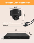 32 Channel Security Camera System PoE with 8TB HDD, PD54B2032-5M