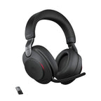 Jabra Evolve2 85 Wireless PC Headset – Noise Cancelling UC Certified Stereo Headphones with Long-Lasting Battery – USB-C Bluetooth Adapter – Black