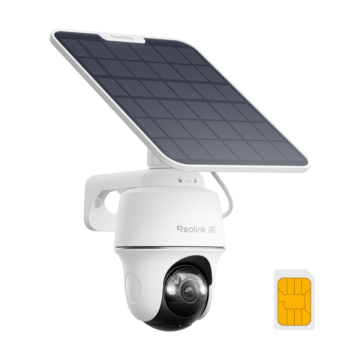 REOLINK 4K Solar Security Cameras Wireless Outdoor, 4G LTE Cellular Camera