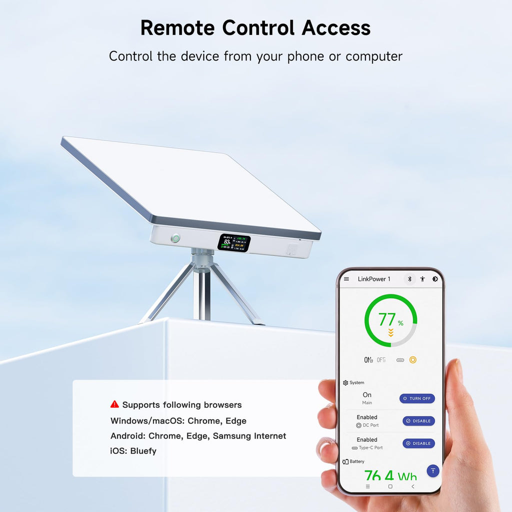 Starlink Mini Battery Pack,99Wh,4+H Runtime,USB-C In/Out for Camping