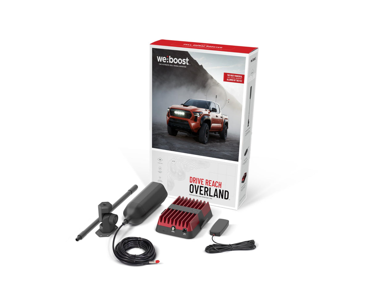 weBoost Drive Reach Overland - Cell Phone Signal Booster for Off-Road Vehicles, Boosts 5G & 4G LTE for All U.S. Carriers, Made in USA