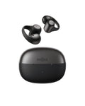 SHOKZ OpenDots 2 Open-Ear Clip-On Earbuds, Black, Dolby Audio, 3 Mics
