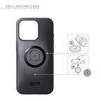 SP CONNECT Moto Bundle II with Anti Vibrations Module| SPC+ | Compatible with for Samsung S23 Ultra| Motorcycle Phone Mount |Phone Mount for Motorcycle Handlebars | Cell Phone Holder