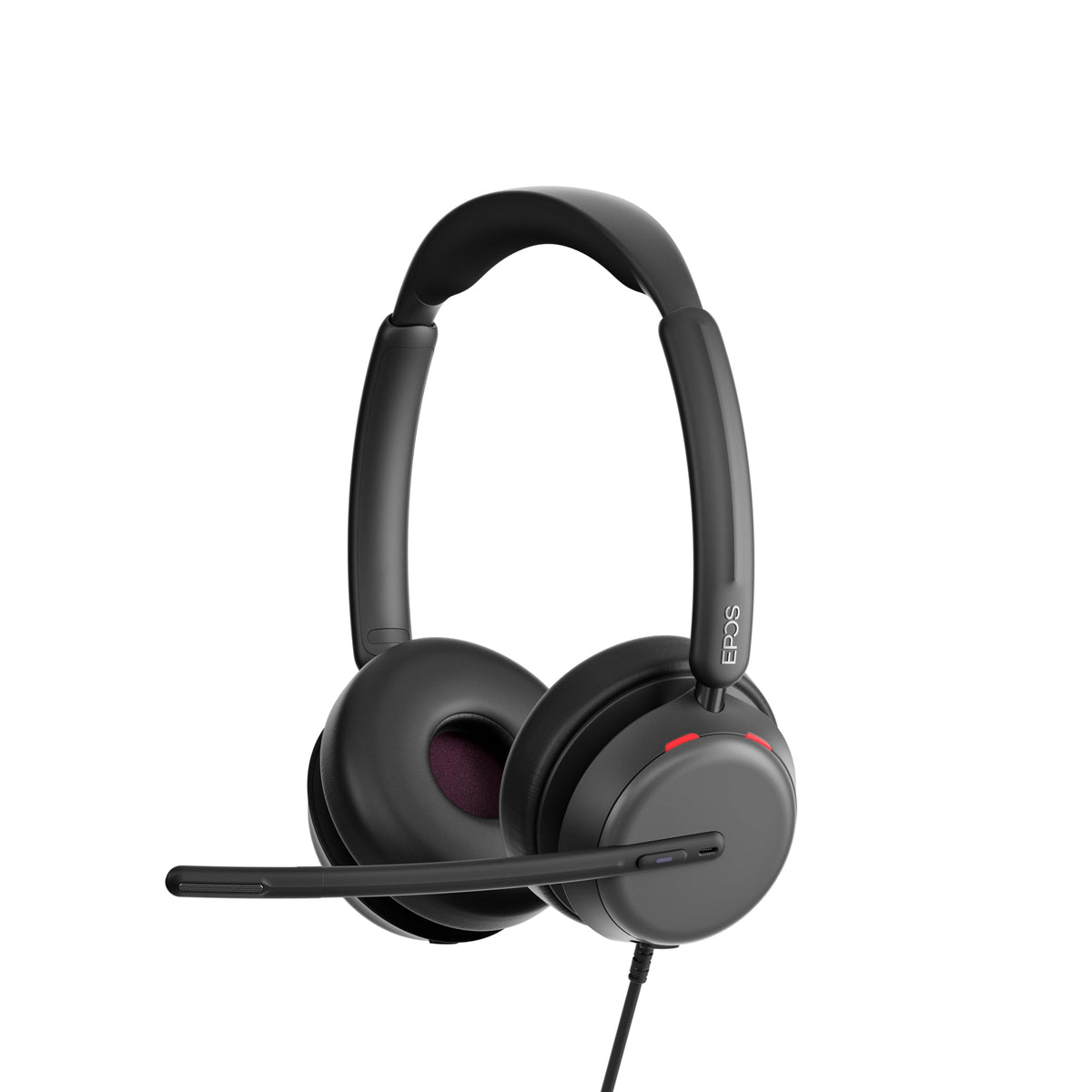 EPOS Impact 860T ANC Dual-Sided Wired Headset with Active Noise Cancellation, Microsoft Teams Certified, USB C and USB A, Super Wideband Audio, Ideal for Office Calls, Zoom, Home & Hybrid Work, Black