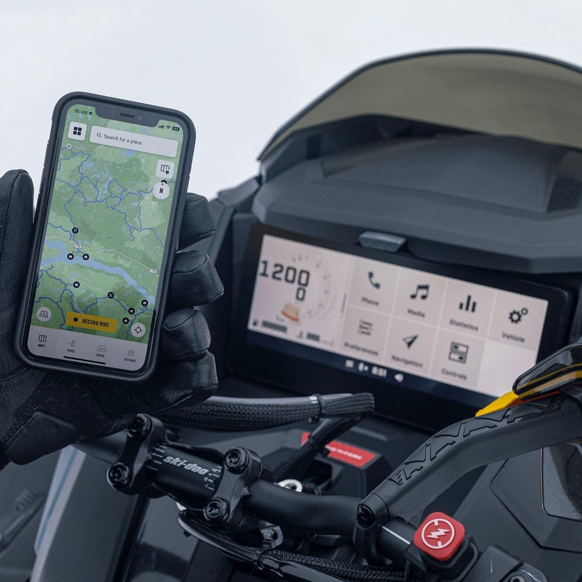 SKI-DOO GPS Module with Group Ride