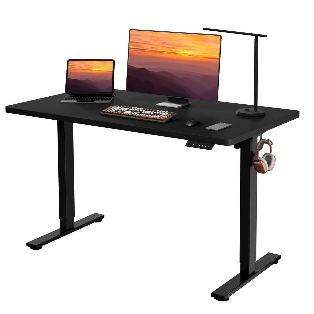 79''x31''Dual Motor Adjustable Large Standing Desk for Home Office