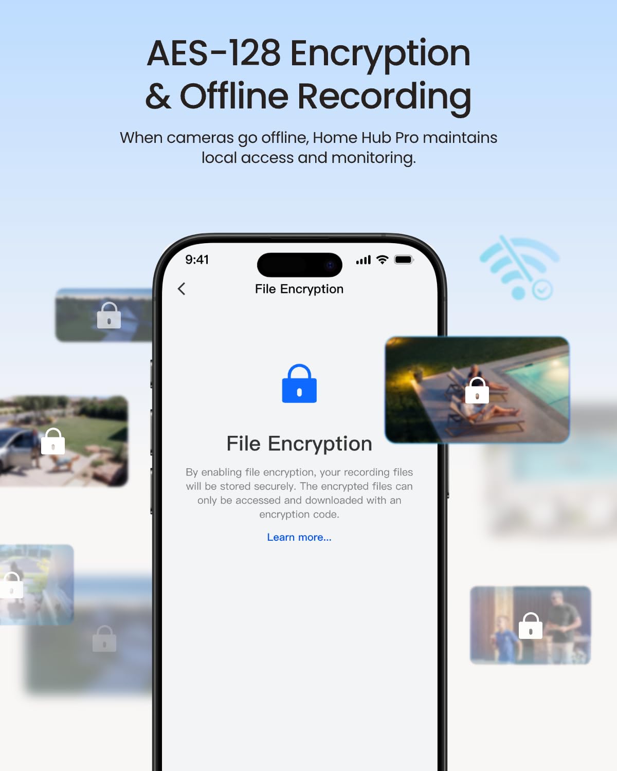 Home Hub Pro, Centralized Control for up to 12 REOLINK Security Cameras