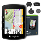 Bryton Rider 650 Sensor Bundle 2.8 Inch Color LCD Touchscreen GPS Bike/Cycling Computer, Preloaded USA Map, Compatible with Bike Radar, 33hrs Long Battery Life, Navigation Waterproof