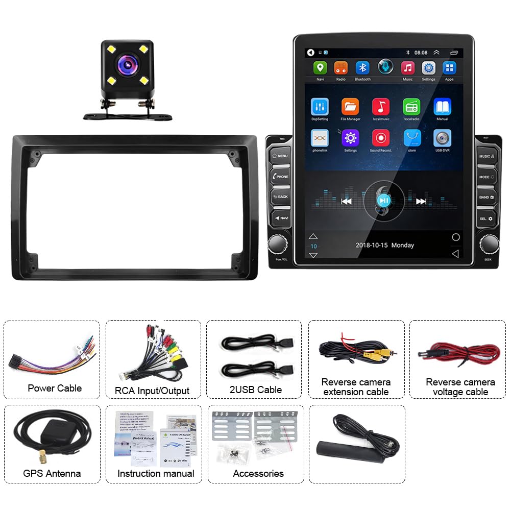 9.7'' Car Radio for GMC Sierra 2007-2018 with Carplay Android Auto