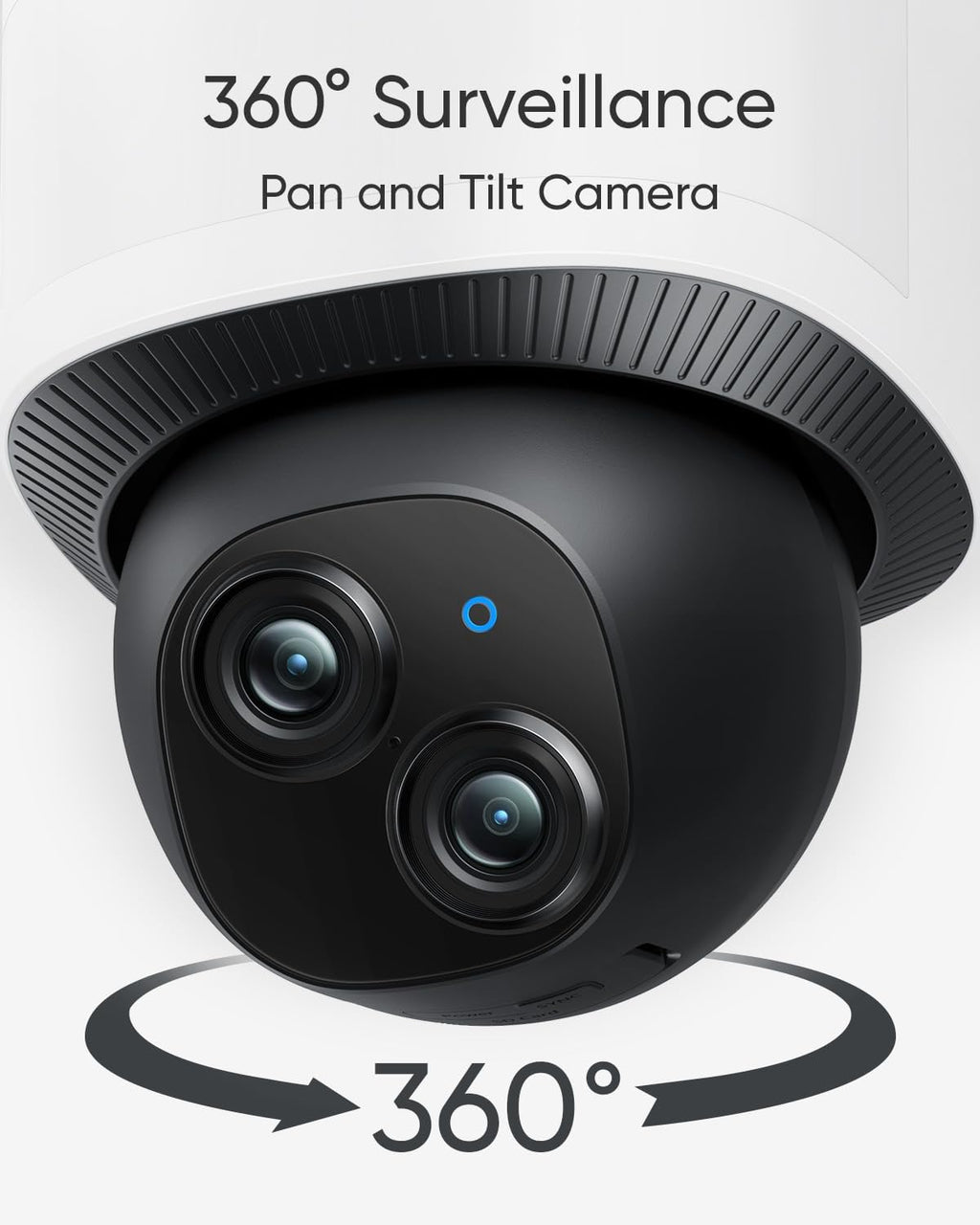 eufy Security Floodlight Camera E340, Dual-Lens, 360° Coverage, 8X Zoom
