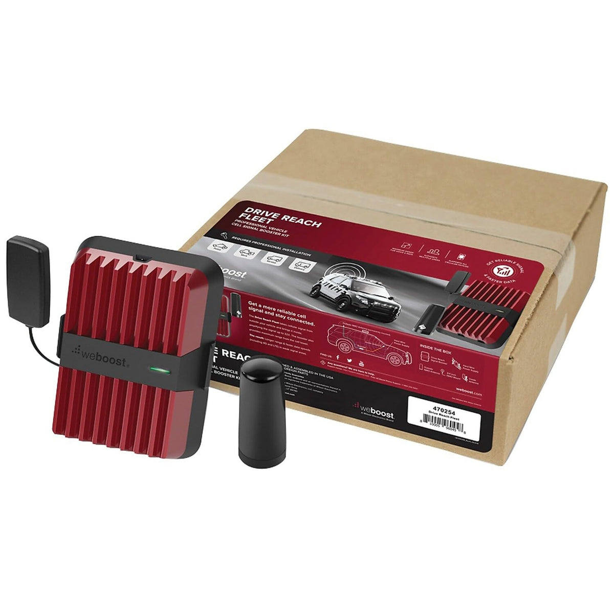 weBoost Drive Reach Fleet Cell Signal Booster Kit for Fleets