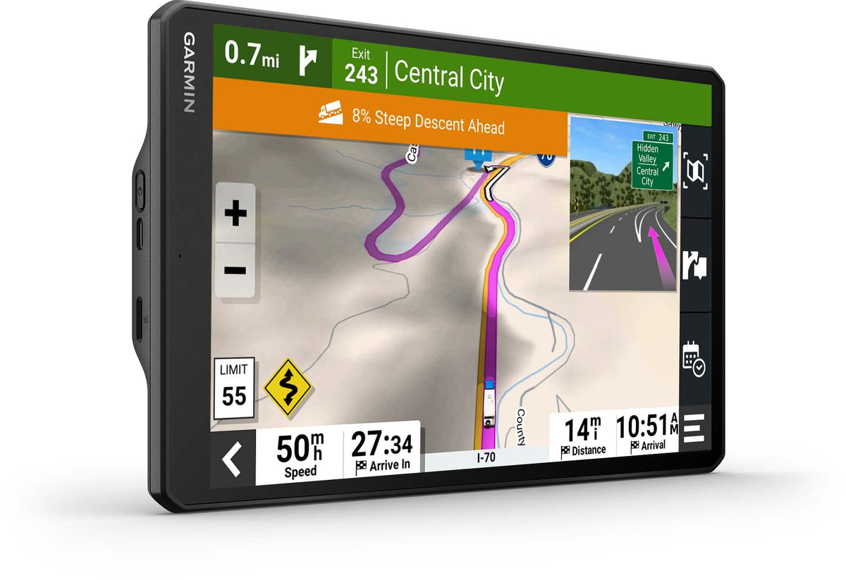 Garmin RV 795, 7” GPS RV Navigator, Custom RV Routing
