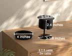 9-Pack 3-inch Desktop Power Grommet,PD20W USB-C,6.5ft Cord,Black