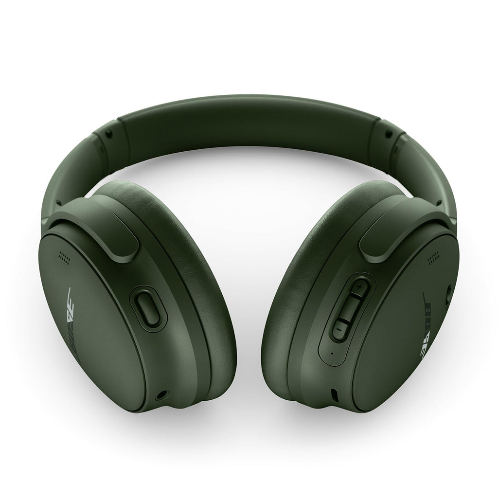 Bose QuietComfort Bluetooth Headphones, Wireless Headphones with Active Over Ear Noise Cancelling and Mic, Deep Bass, Up to 24 Hours of Playtime, Cypress Green - Limited Edition